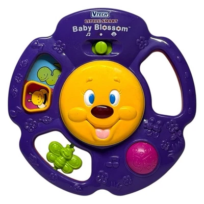 Raro 1998 VTech Little Smart Baby Blossom Color Error Variant Brinquedo Musical Antigo - Imagem 1 de 2