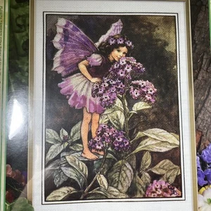 Kit punto croce fate fiori La fata eliotropo 5516 di Cicely Mary Barker - Foto 1 di 12