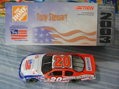 #20 TONY STEWART 2003 HOME DEPOT / ДЕНЬ НЕЗАВИСИМОСТИ ДЕЙСТВИЕ 1/24 ЛИТОЙ - Изображение 1 из 4