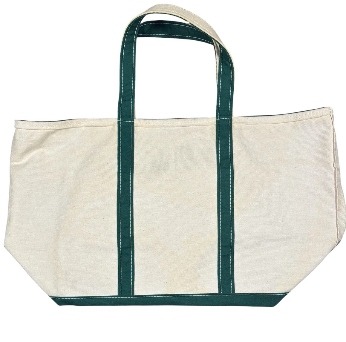 L.L.Bean ガーデントート USED Vintage LL BEAN Garden Tote Canvas Tool Bag Khaki Tan Green Made