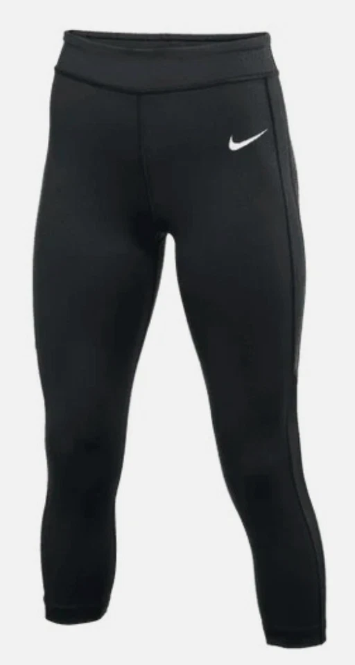 Nike Stock Club Ace Volleyball Capri Women's Medium Pant Black Cz1448