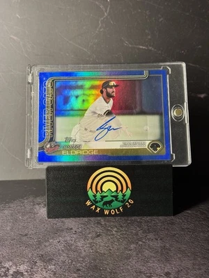 2025 Topps Pro Debut Bryce Eldridge Blue Foil Auto /150 Giants - Image 1 of 2