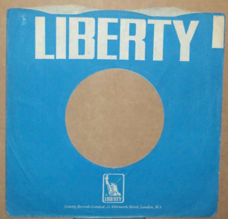 "Liberty","Company Sleeve",Original","45rpm","7inch","Record",Vintage,} )));0 - Immagine 1 di 1