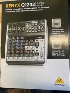 Behringer Premium 12-Input 2-Bus Mixer with XENYX Mic Preamps and Compressor - Picture 1 of 3