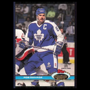 Rob Ramage #239 1991 Topps Stadium Club Toronto Maple Leafs Hockey Card NHL NM - Picture 1 of 3