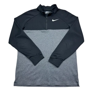 Nike Golf Therma Core 1/4 Zip Pullover Uomo Grigio Nero Taglia M Vestibilità Standard - Foto 1 di 12