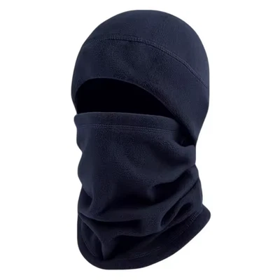 Máscara facial de invierno y calentador térmico de cuello conjunto gorra pasamontañas a prueba de viento polar Foto 1 de 4