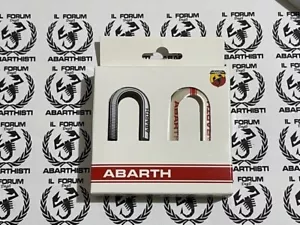 ABARTH 500 595 695 PUNTO kit da 2 cover chiave 100% originale ABARTH kit SPEED - Imagen 1 de 3