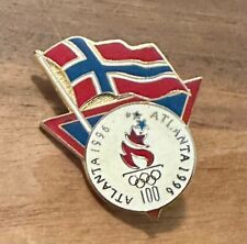 Atlanta 1996 Norway Flag Olympic Pin