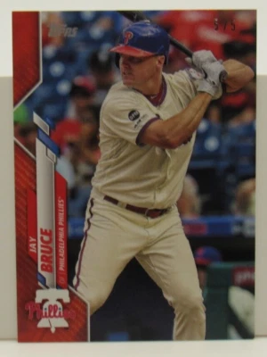 Jay Bruce 2020 Topps Mini On Demand rojo #5/5 Philadelphia Phillies Foto 1 de 2