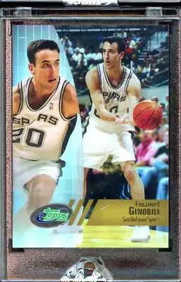 2002-03 Topps eTopps (Encased/In Hand) #54 Emanuel Manu Ginobili Print Run /2000 - Image 1 of 4