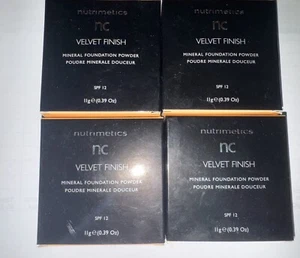 4 Items Nutrimetics Velvet Finish Mineral Powder Foundation all Shades Available - Picture 1 of 4