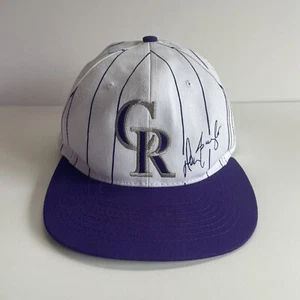 Vintage Colorado Rockies Don Baylor verstellbare Snapback Baseballmütze Kappe MLB - Bild 1 von 11