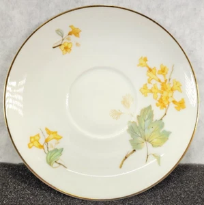 Vintage Ersatz HUTSCHENREUTHER SELB BAVARIA Germany gelbe Blume Teetasse Untertasse - Bild 1 von 8