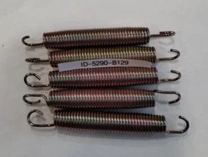 Neu Premium Trampolin Federn 7" Messingfarbe Beschichtung (5 Stück) - Bild 1 von 3