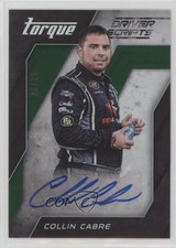 2016 Panini Torque Driver Scripts Green /25 Collin Cabre #DS-CA Rookie Auto RC
