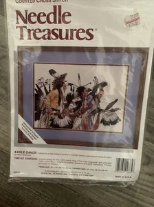 CROSS STITCH KIT, Needle Treasures, Eagle Dance by Rock Newcombe, 02685 - Picture 1 of 9