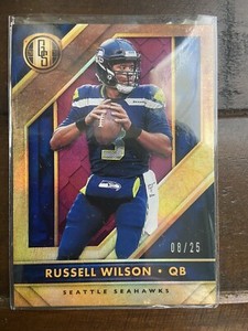Russell Wilson 2020 Panini Gold Standard /25