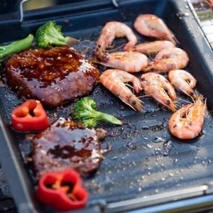 New Non-Stick Rectangle pan, Medical Stone BBQ Tray Barbecue Plate frying Grill - Picture 1 of 6