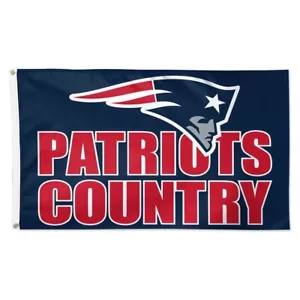 New England Patriots 3x5 ft Team Slogan Flag Super Bowl NFL - Ideal Gift Banner - Picture 1 of 1