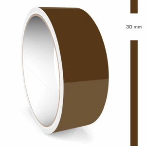 Zierstreifen 30mm 10 Meter Braun Glänzend RAL 8011 Glanz Auto Boot Motorrad WoMo - Bild 1 von 5