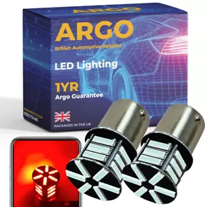 For VW Caravelle T5 Led Smd Star Canbus Red Stop Tail Brake Light Bulbs 2003-15 - Picture 1 of 12