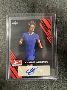 2023 LEAF GOAL SOCCER CHARLIE WEBSTER AUTO AUTOGRAPH PL