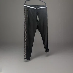 Pantaloni joggers uomo lusso 2XL cristallo STRASS IMPREZIOSITI PISTA - Foto 1 di 10