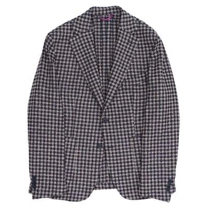 SARTORIA PARTENOPEA Multicolor Plaid Wool Jacket EU 56 NEW US 46 Current Model - Imagen 1 de 6