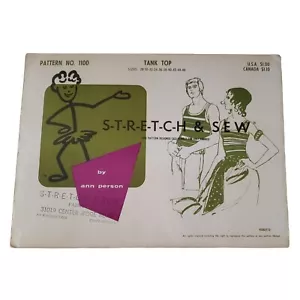 Stretch & Sew 1967 Muster #1100 Tank Top Gr. 28-46 UNCUT - Bild 1 von 5