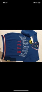 Vintage maglione donna lana blu scollo a V - Foto 1 di 5