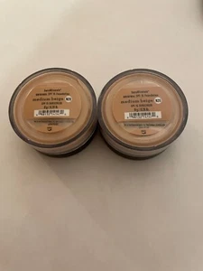 PACK OF 2 BareMinerals Foundation Loose Powder MEDIUM BEIGE N20 8g