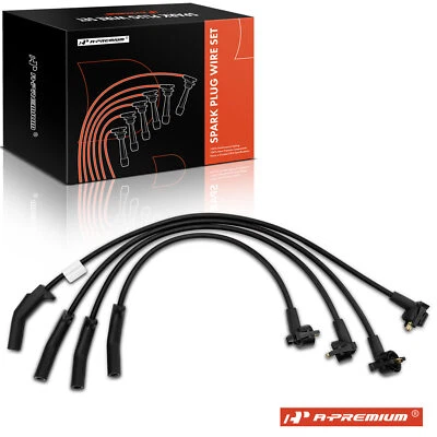 4x Spark Plug Wire Set for Ford Escort Mercury Tracer 1991 1992 1993-1996 1.9L - Image 1 of 4