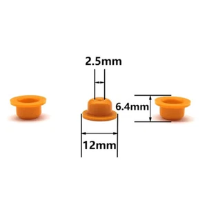 100 PCS Plastic Part Pintle Cap for Bosch Fuel Injector Repair Kit 12x2.5x6.4 mm - Picture 1 of 2