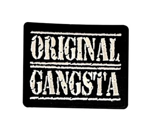 Iron On Patch -ORIGINAL GANGSTA  Biker Cosplay - Picture 1 of 1