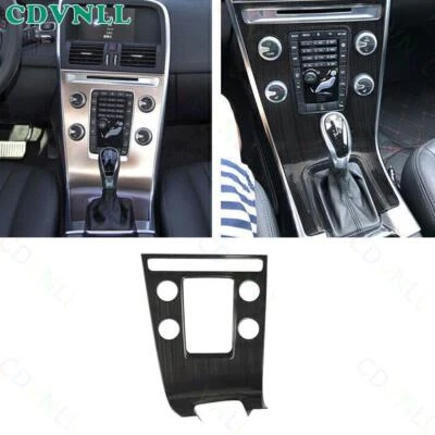 For Volvo XC60 S60 V60 2010-2017 Black Steels Central Console Gear Shift Panel - Image 1 of 4