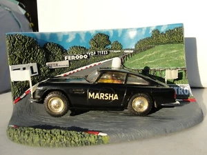 SCALEXTRIC ASTON MARTIN DB4 GT MARSHAL CAR BLUE HAT C68 1:32 SLOT USED UNBOXED - Picture 1 of 8
