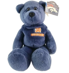 Terrell Davis Denver Broncos 1999 Limited Treasures Beanie Bear w/Tag Football - Picture 1 of 8