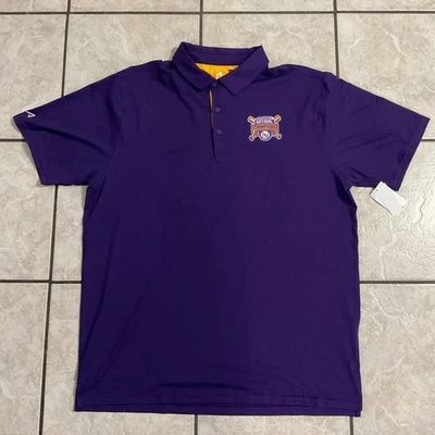 LSU Tigers Baseball 2025 College World Series Champions Antigua Polo Shirt Large - Image 1 of 4