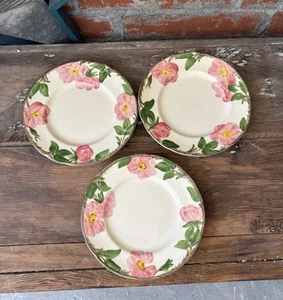 Lotto 3 piatti insalata francescani in terracotta Desert Rose 8" USA - Foto 1 di 6