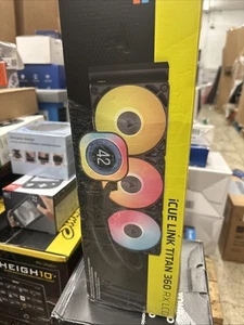 Refroidisseur CPU liquide LCD CORSAIR iCUE Link Titan 360 RX noir CW-9061023-WW - Photo 1/4