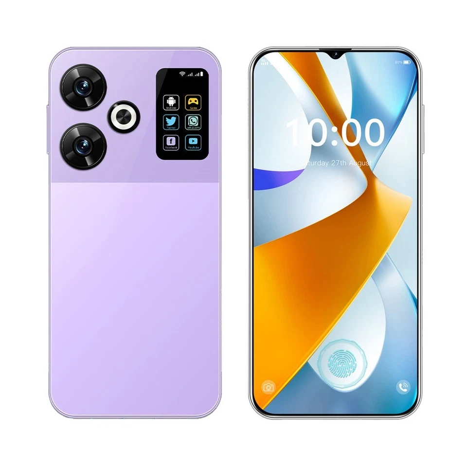 Teléfono inteligente 4G desbloqueado de fábrica doble SIM Android 13 teléfono celular 4 GB RAM 64 GB ROM Foto 1 de 4