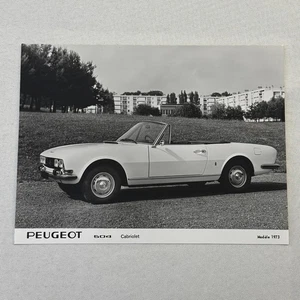 1973 Peugeot 504 Cabriolet Convertible Factory Press Photo Photograph Vintage - Picture 1 of 6