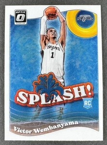 Victor Wembanyama 2023 Panini Donruss Optic Splash! RC #6 - Spurs, ROOKIE - Imagen 1 de 12