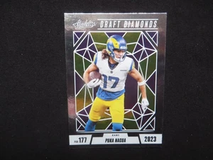 2024 Absolute NFL - Puka Nacua - DRAFT DIAMONDS - Los Angeles Rams - Bild 1 von 2
