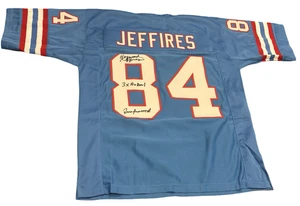 Haywood Jeffires Signed Jersey - Houston Oilers Freakwood - Picture 1 of 2