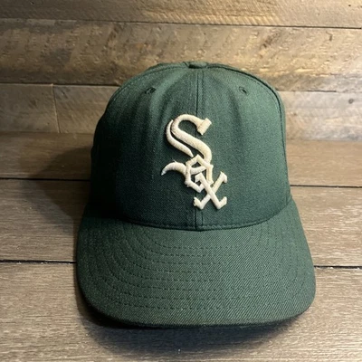Vintage New Era Chicago White Sox Hat 7 1/4 St. Patricks Day Wool Cap USA Made - Image 1 of 4