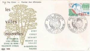 FRANCIA 1975 FDC CITTÀ NUOVE YT 1855 - Picture 1 of 1