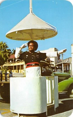 Suva Fiji 1950-60s Postcard Traffic Policeman - Image 1 of 2