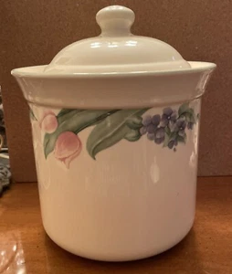 Pfaltzgraff Garden Party Canister Large - Picture 1 of 7